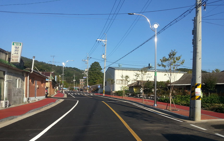 1008 정산중학교 앞 도시계획도로