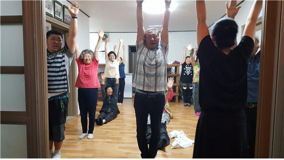 6월 7일 농촌어르신 복지실천 실버요가