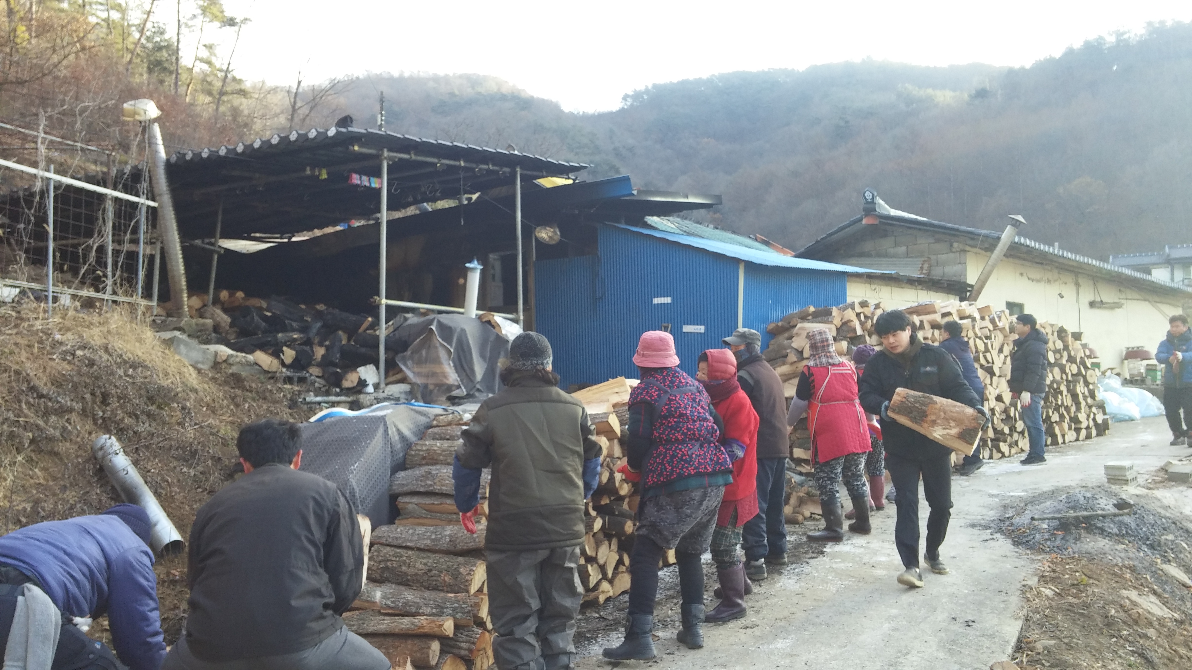 0110 정산면 화재현장 봉사
