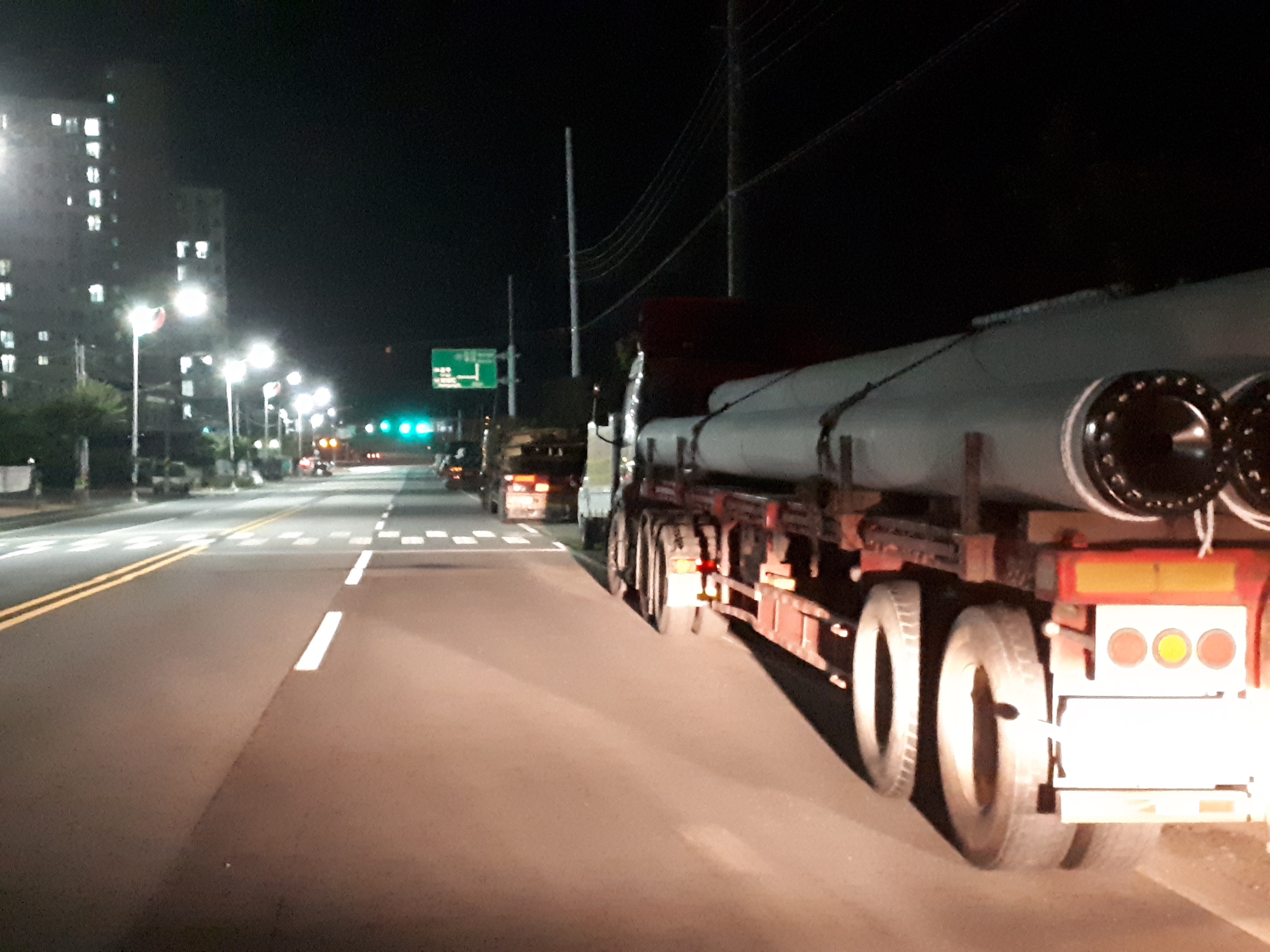 190820 청양군, 화물자동차 불법 밤샘주차 집중단속2
