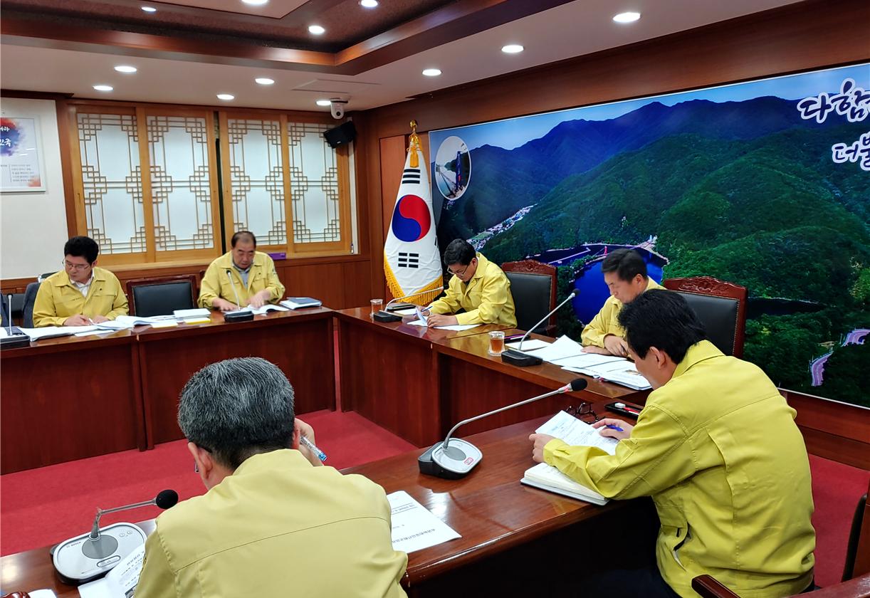 190906 청양군, 13호 태풍‘링링’대처상황 긴급 점검