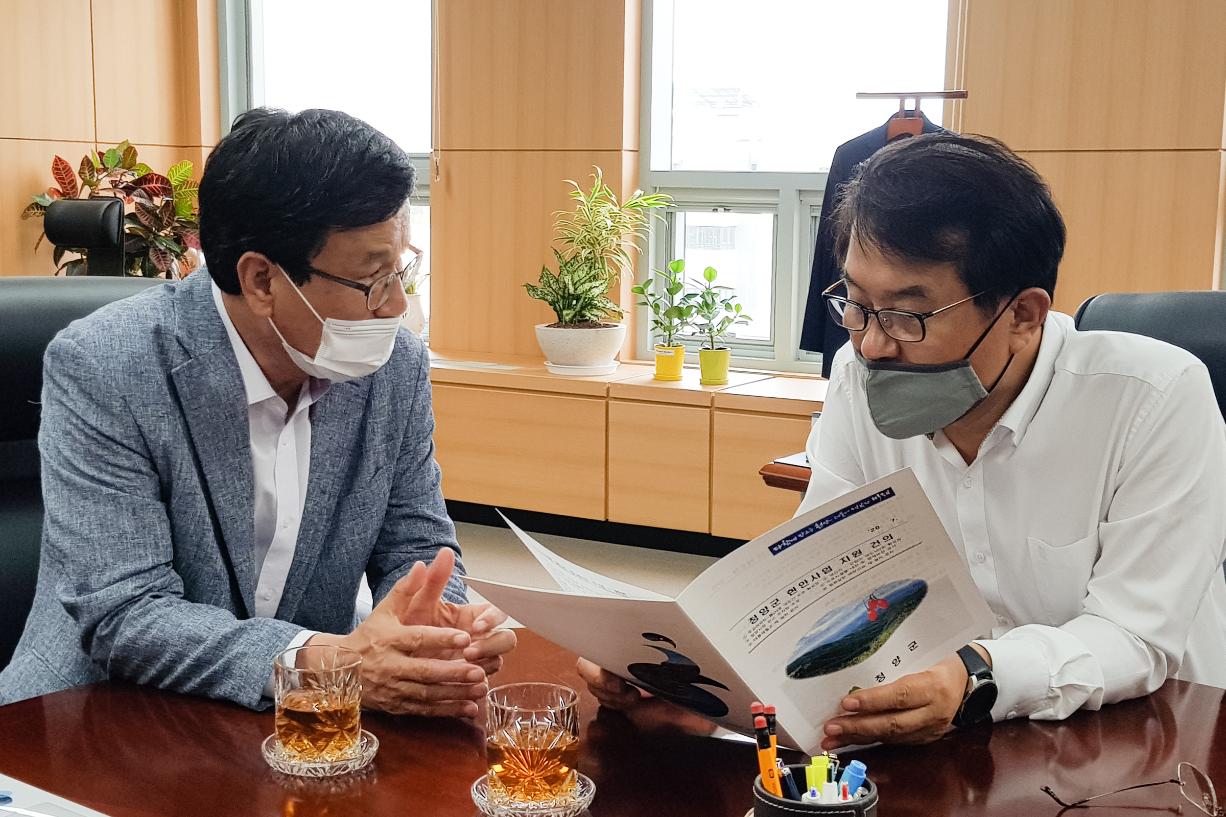 김돈곤 청양군수 정부에 특별교부세 지원 건의2