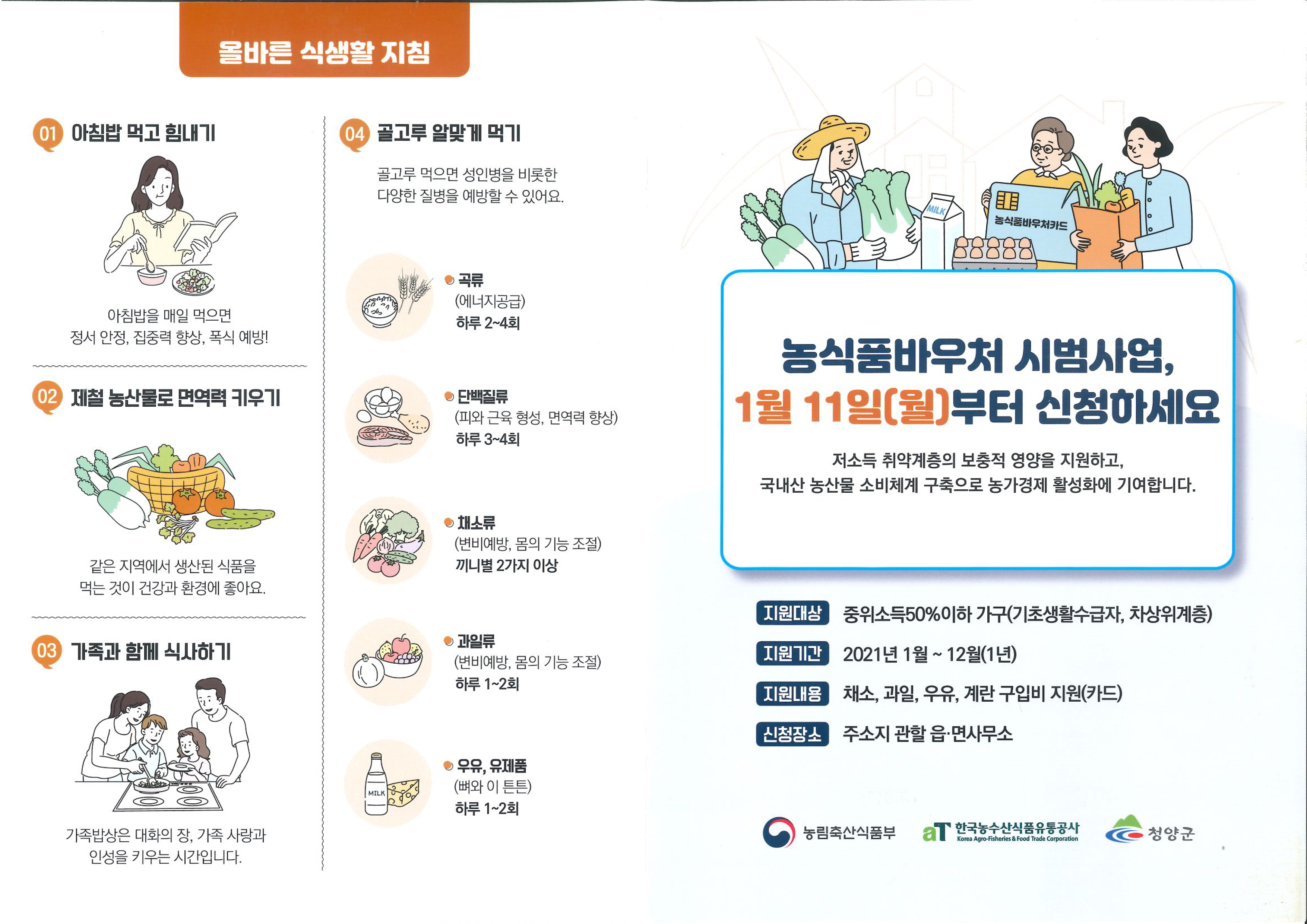 청양군 농식품바우처 15일부터 사용 가능-1