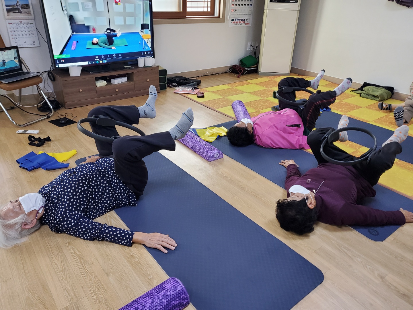 청양군, 통합돌봄으로 1,200여 취약계층 ‘건강 충전’ICT 활용 온라인 운동지도-2