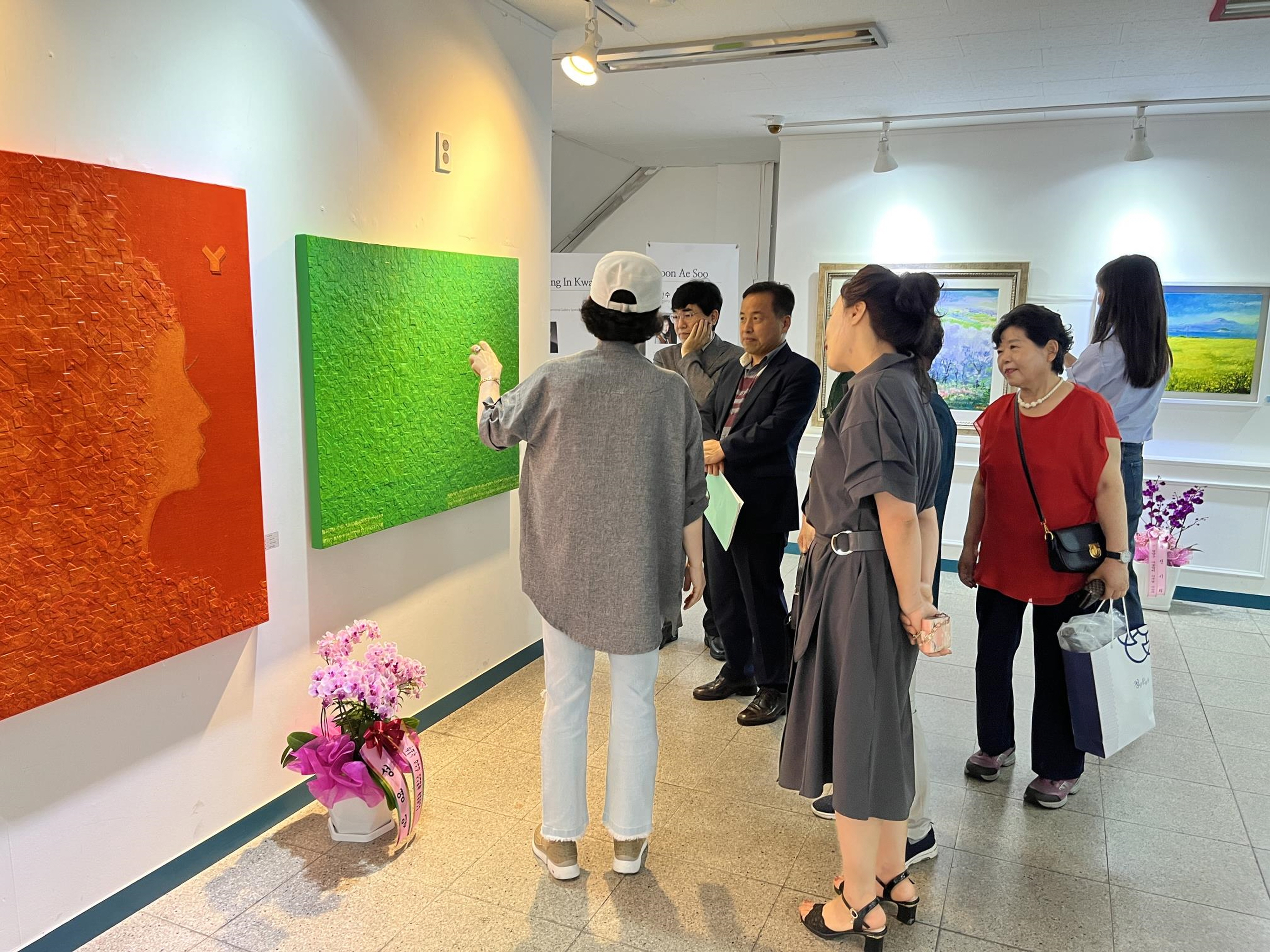 청양터미널갤러리 ‘윤애수·황인관’ 특별초대전 개최