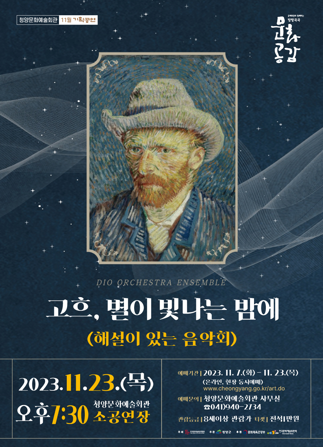 고흐,별이 빛나는 밤에