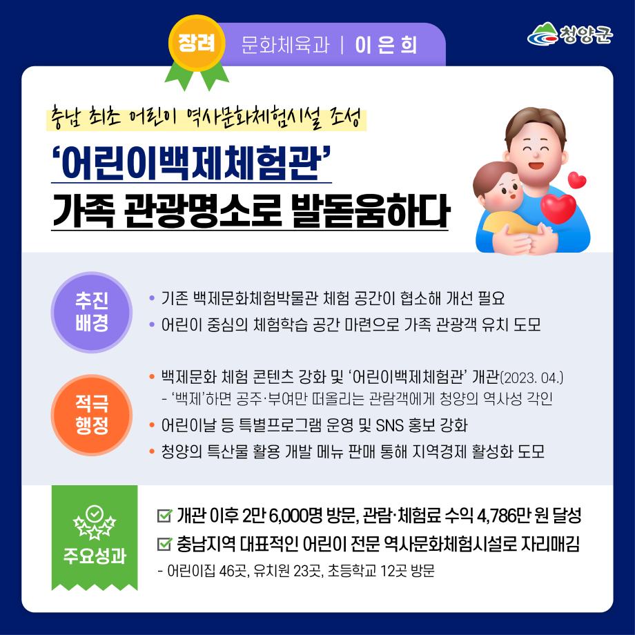 2024년 상반기 청양군 적극행정 우수사례4