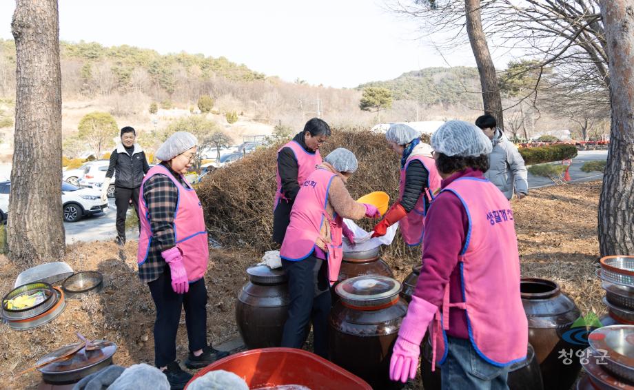 청양군 생활개선회 사랑의 장 담그기(5)