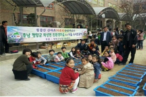 도시학교에 “칠갑산 산야초” 농심 인기짱!!