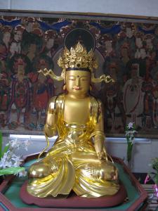 청양화정사 목조보살좌상 (靑陽和鼎寺 木造菩薩坐像)