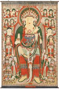 장곡사 미륵불 괘불탱(長谷寺 彌勒佛 掛佛幀)