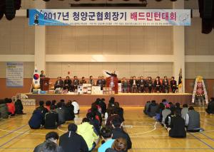 2017년 청양협회장기 배드민턴대회 성료