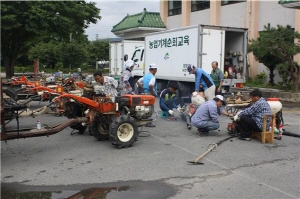 찿아가는 청양군 농기계 순회수리교육 상반기 실적 우수
