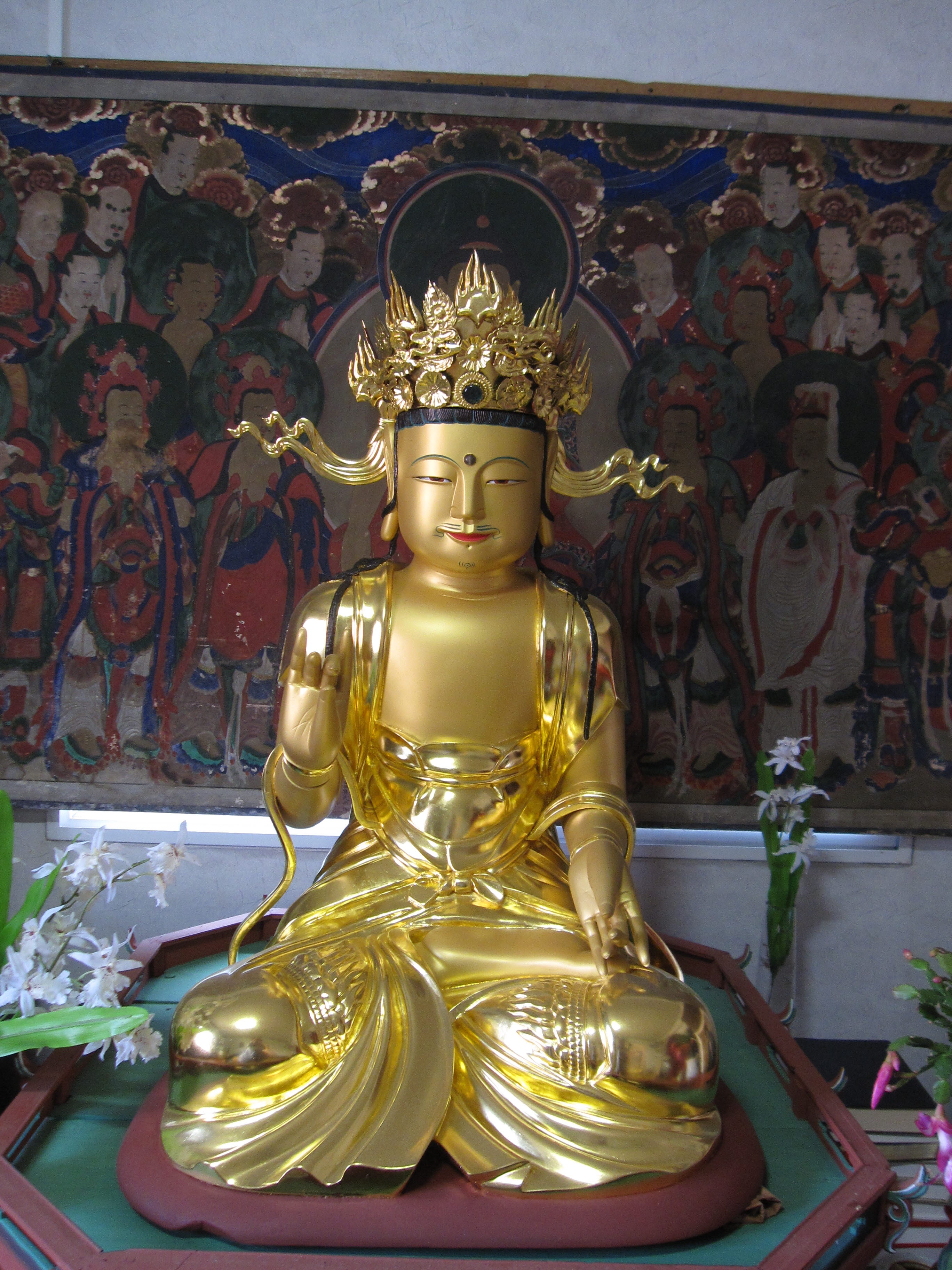청양화정사 목조보살좌상 (靑陽和鼎寺 木造菩薩坐像)