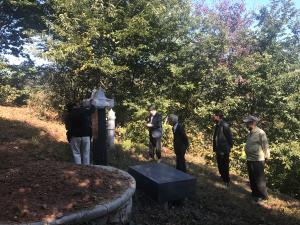 충남정신협 장평면 회원, 독립유공자 유허비 및 묘역 참배