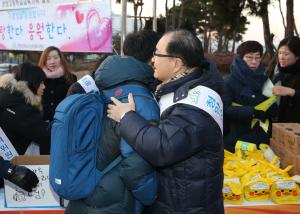이석화 청양군수 수험생 격려
