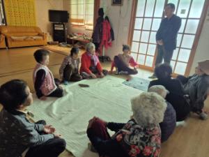 심기상 신임 운곡면장, 경로당 순회 새해 인사