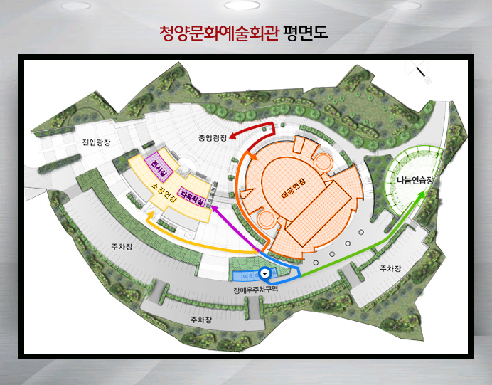 문화예술회관 평면도