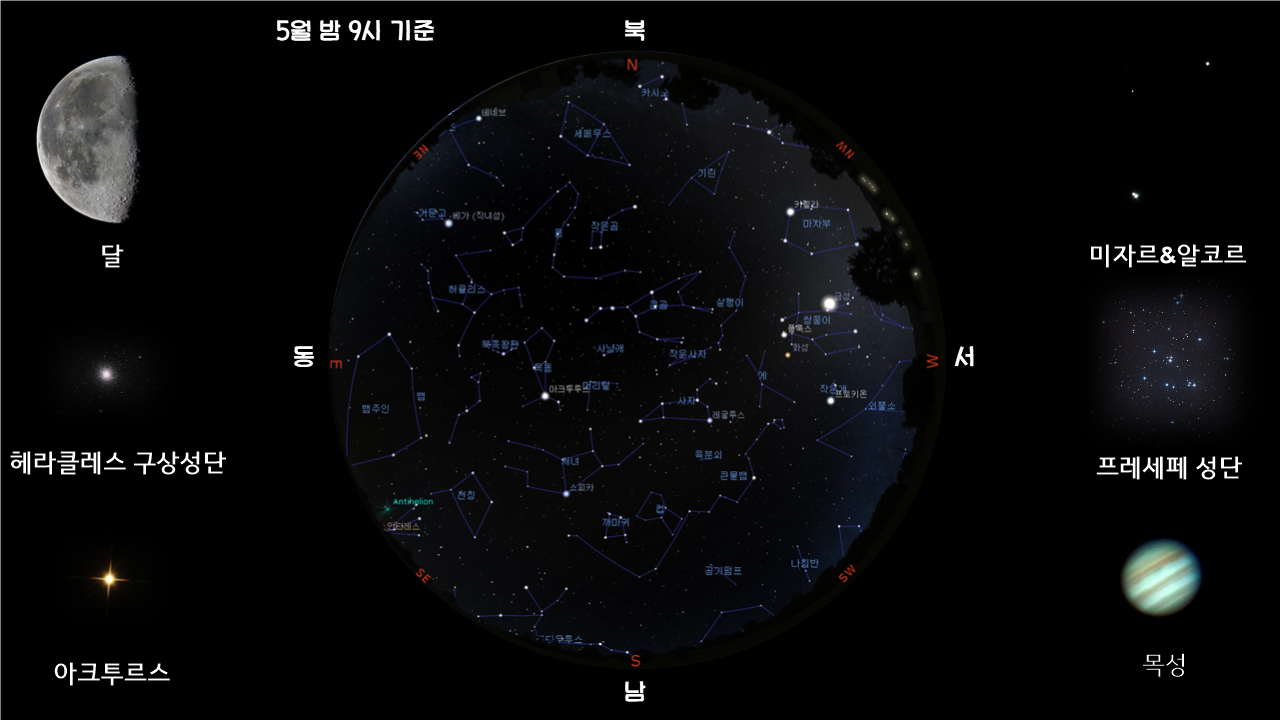 5월 밤 9시 기준