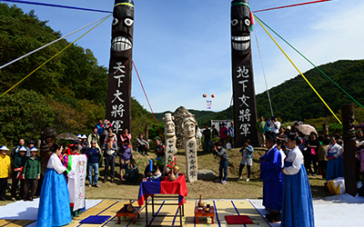 칠갑장승문화축제 현장 모습 1