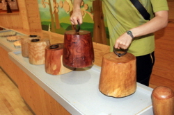 다양한 방식으로 나무를 체험하는 모습1